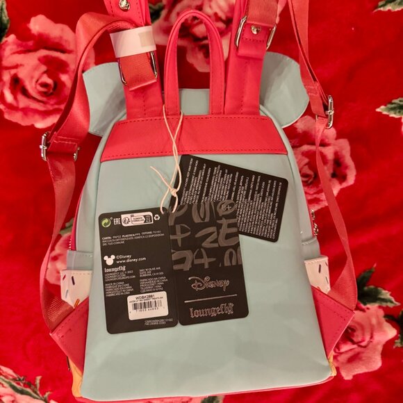 VERY RARE Disney Loungefly Minnie Mouse Sweet Treats Ice Cream Mini Backpack NWT - Picture 7 of 15